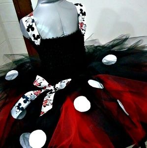 Minnie and mickey tutu dress